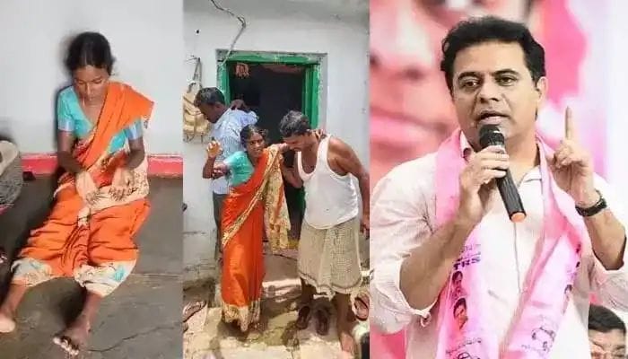 దళిత మహిళపై ఇంత దాష్టీకమా..?:KTR