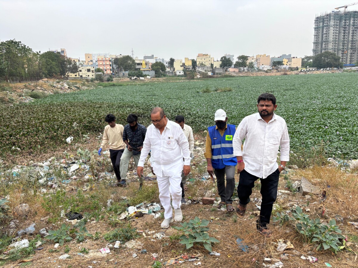 124 ఆల్విన్ కాలనీ డివిజన్ పరిధిలోని ఎల్లమ్మచెరువు