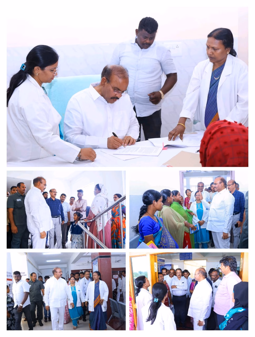 100 పడకల ఆసుపత్రిని ఆకస్మిక తనిఖీ చేసిన ప్రత్తిపాటి