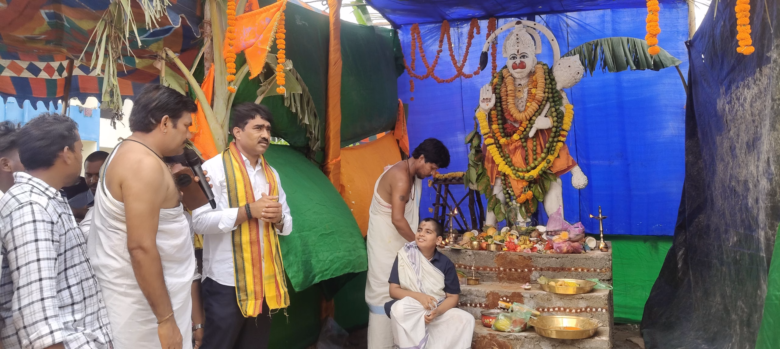 పంచాయతీ టీట్కో కాలనీలో హనుమాన్ జయంతి